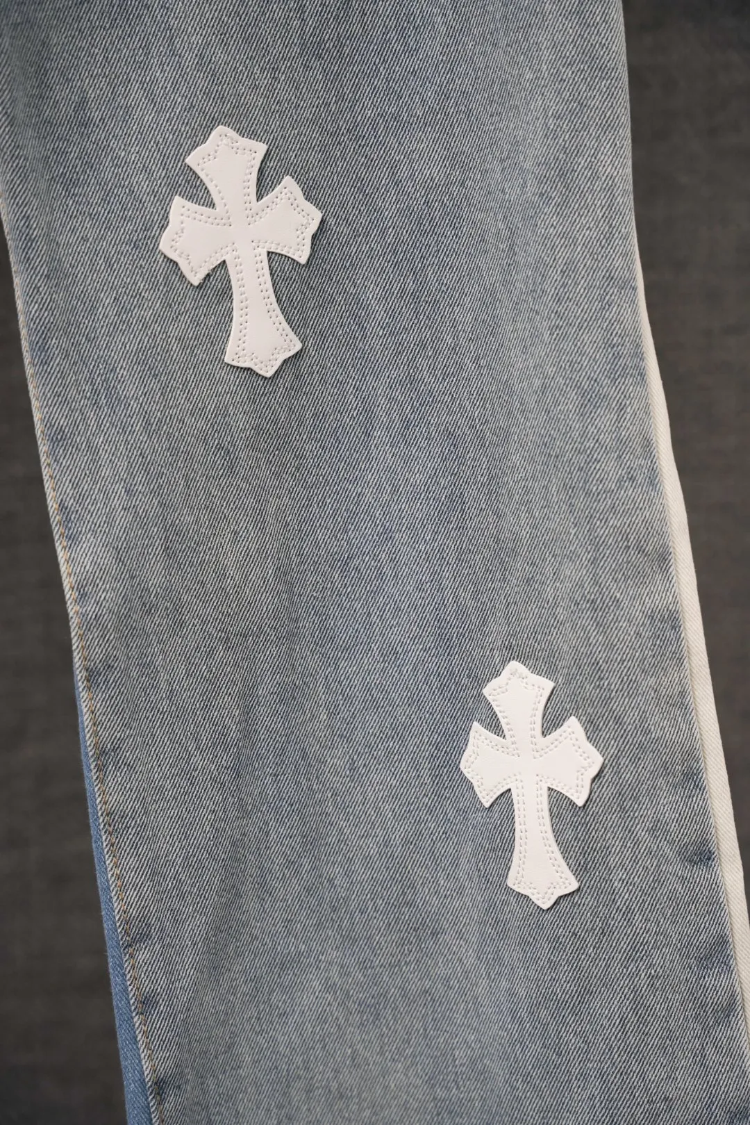 ：S 027 & Chrome Hearts Light Blue Same Style ：Light Blue Size：28 30 32 34 （S-XL)